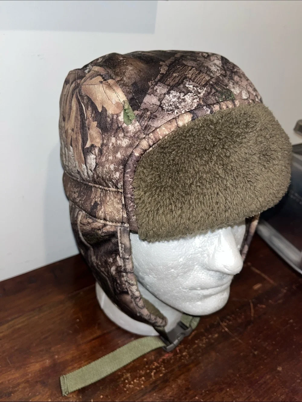 Realtree Fleece Elmer Fudd Hat Cap winter fishing safari hunting Camouflage camo